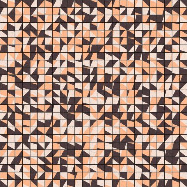 Soyut Geometrik Desen üretken hesaplama sanatı çizimi