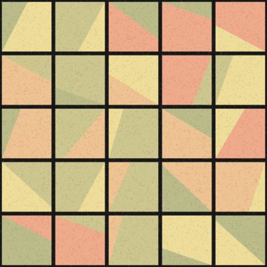 Soyut Geometrik Desen üretken hesaplama sanatı çizimi