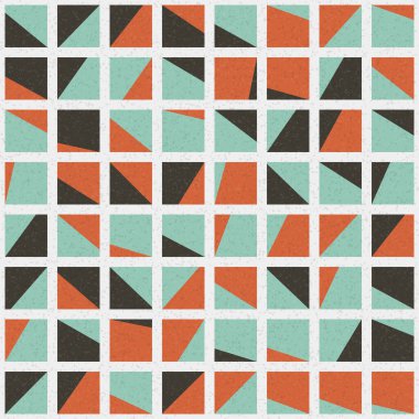 Soyut Geometrik Desen üretken hesaplama sanatı çizimi