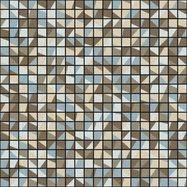 Soyut Geometrik Desen üretken hesaplama sanatı çizimi