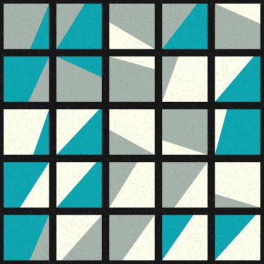 Soyut Geometrik Desen üretken hesaplama sanatı çizimi