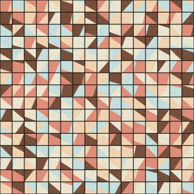 Soyut Geometrik Desen üretken hesaplama sanatı çizimi