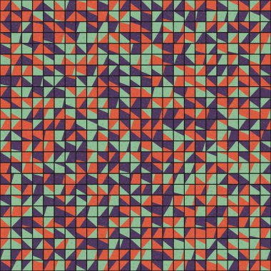 Soyut Geometrik Desen üretken hesaplama sanatı çizimi