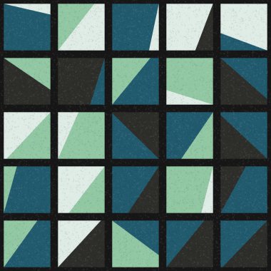 Soyut Geometrik Desen üretken hesaplama sanatı çizimi