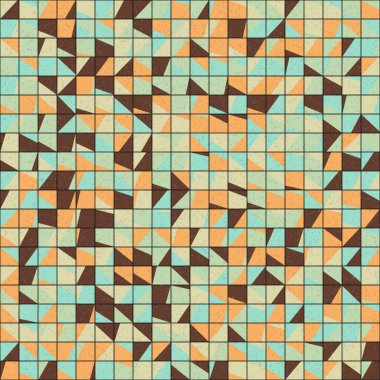 Soyut Geometrik Desen üretken hesaplama sanatı çizimi