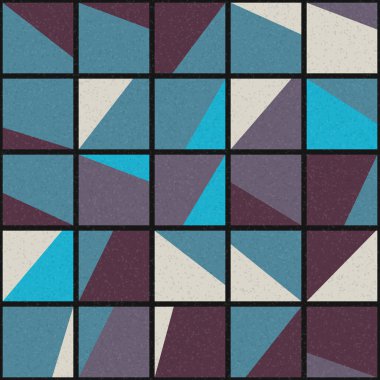 Soyut Geometrik Desen üretken hesaplama sanatı çizimi