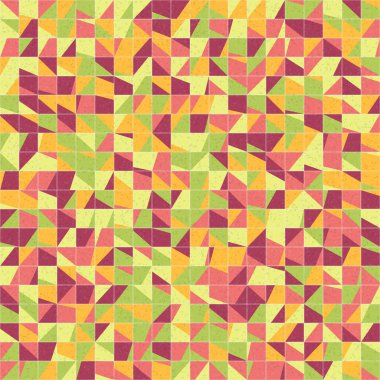 Soyut Geometrik Desen üretken hesaplama sanatı çizimi