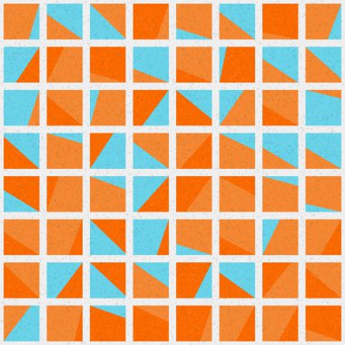 Soyut Geometrik Desen üretken hesaplama sanatı çizimi