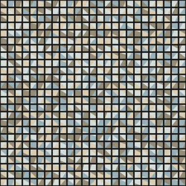 Soyut Geometrik Desen üretken hesaplama sanatı çizimi