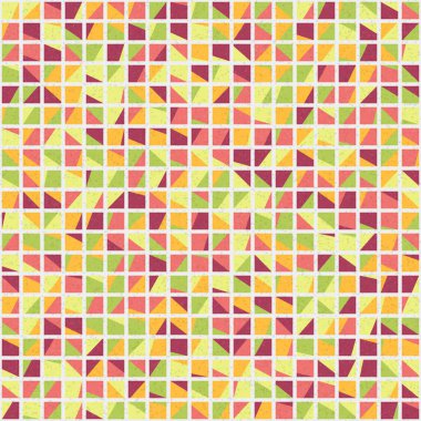 Soyut Geometrik Desen üretken hesaplama sanatı çizimi