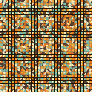 Soyut Geometrik Desen üretken hesaplama sanatı çizimi