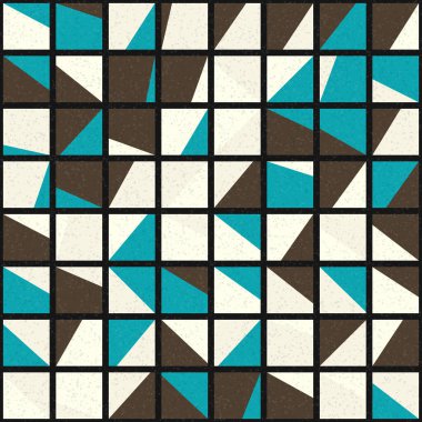 Soyut Geometrik Desen üretken hesaplama sanatı çizimi