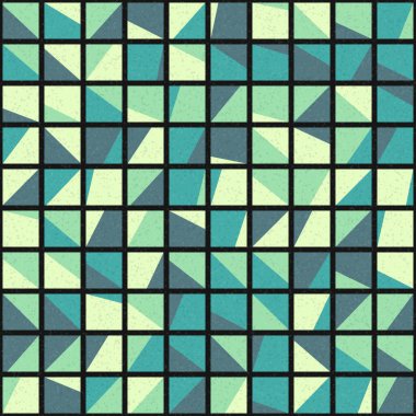 Soyut Geometrik Desen üretken hesaplama sanatı çizimi