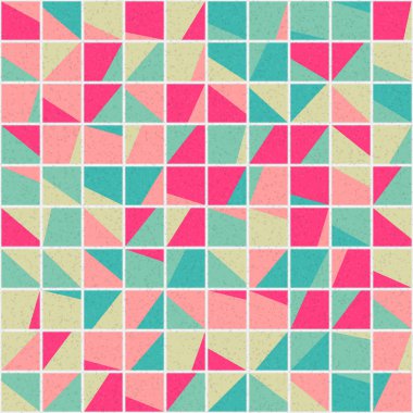 Soyut Geometrik Desen üretken hesaplama sanatı çizimi