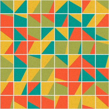 Soyut Geometrik Desen üretken hesaplama sanatı çizimi