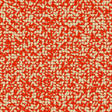 Soyut Geometrik Desen üretken hesaplama sanatı çizimi