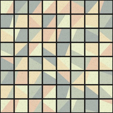 Soyut Geometrik Desen üretken hesaplama sanatı çizimi