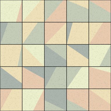 Soyut Geometrik Desen üretken hesaplama sanatı çizimi