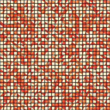 Soyut Geometrik Desen üretken hesaplama sanatı çizimi