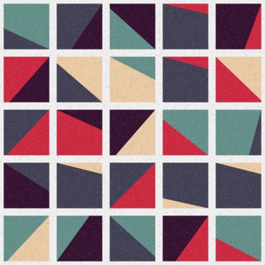 Soyut Geometrik Desen üretken hesaplama sanatı çizimi