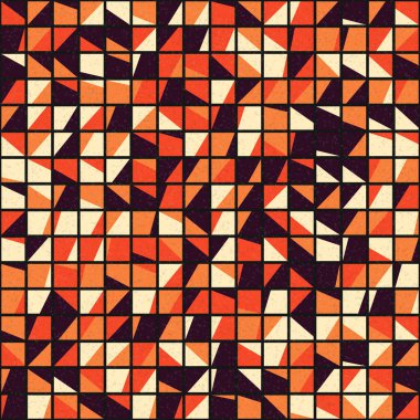 Soyut Geometrik Desen üretken hesaplama sanatı çizimi