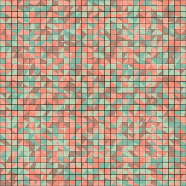 Soyut Geometrik Desen üretken hesaplama sanatı çizimi