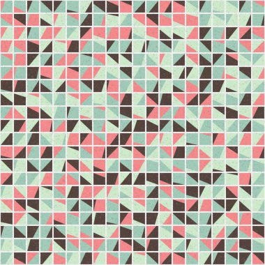 Soyut Geometrik Desen üretken hesaplama sanatı çizimi