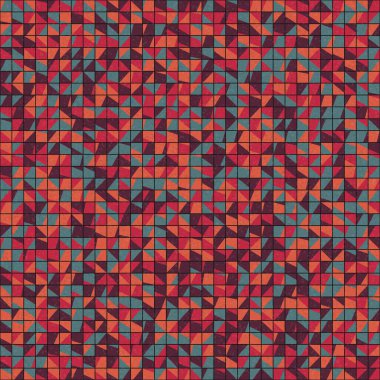 Soyut Geometrik Desen üretken hesaplama sanatı çizimi