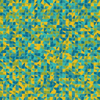 Soyut Geometrik Desen üretken hesaplama sanatı çizimi