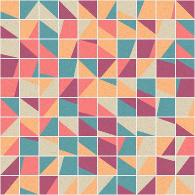 Soyut Geometrik Desen üretken hesaplama sanatı çizimi