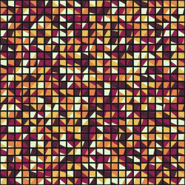 Soyut Geometrik Desen üretken hesaplama sanatı çizimi