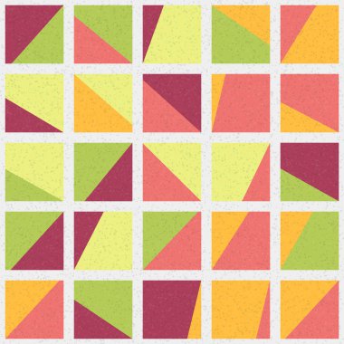 Soyut Geometrik Desen üretken hesaplama sanatı çizimi