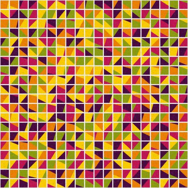 Soyut Geometrik Desen üretken hesaplama sanatı çizimi