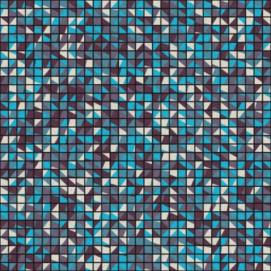 Soyut Geometrik Desen üretken hesaplama sanatı çizimi