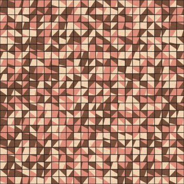 Soyut Geometrik Desen üretken hesaplama sanatı çizimi