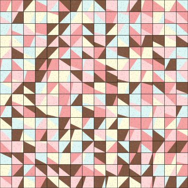 Soyut Geometrik Desen üretken hesaplama sanatı çizimi