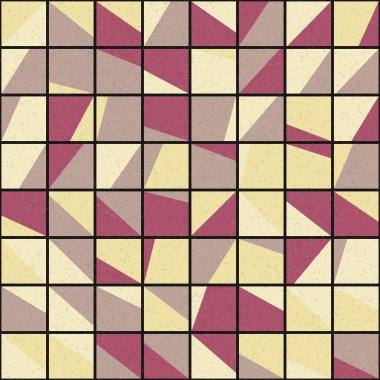 Soyut Geometrik Desen üretken hesaplama sanatı çizimi