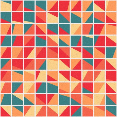 Soyut Geometrik Desen üretken hesaplama sanatı çizimi