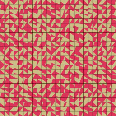 Soyut Geometrik Desen üretken hesaplama sanatı çizimi