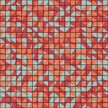 Soyut Geometrik Desen üretken hesaplama sanatı çizimi