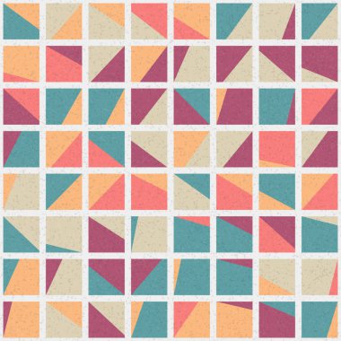 Soyut Geometrik Desen üretken hesaplama sanatı çizimi