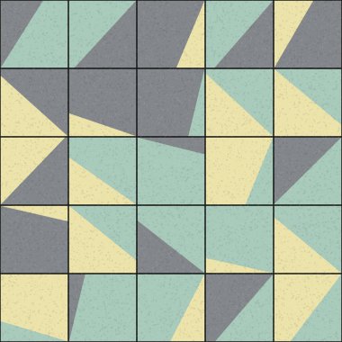 Soyut Geometrik Desen üretken hesaplama sanatı çizimi