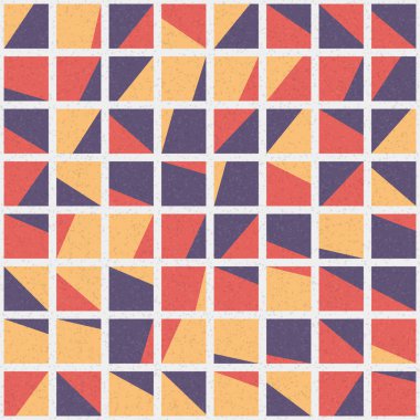 Soyut Geometrik Desen üretken hesaplama sanatı çizimi