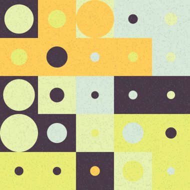 Soyut Geometrik Desen üretken hesaplama sanatı çizimi