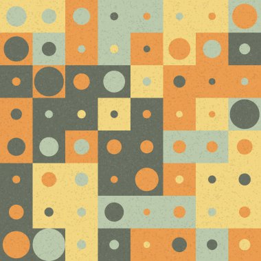 Soyut Geometrik Desen üretken hesaplama sanatı çizimi