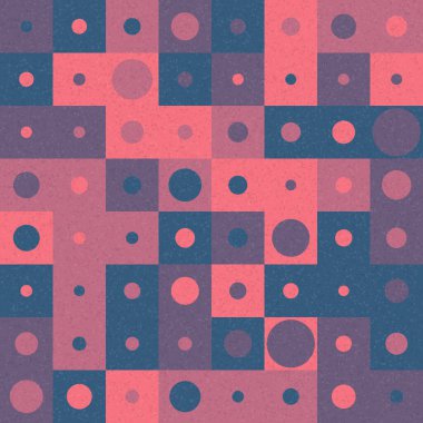 Soyut Geometrik Desen üretken hesaplama sanatı çizimi