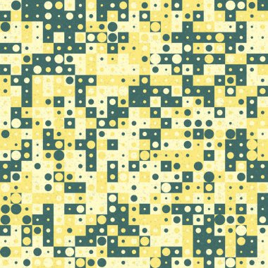 Soyut Geometrik Desen üretken hesaplama sanatı çizimi