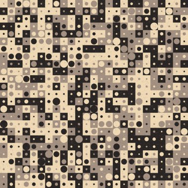 Soyut Geometrik Desen üretken hesaplama sanatı çizimi