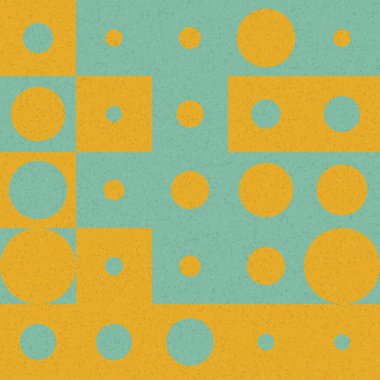 Soyut Geometrik Desen üretken hesaplama sanatı çizimi