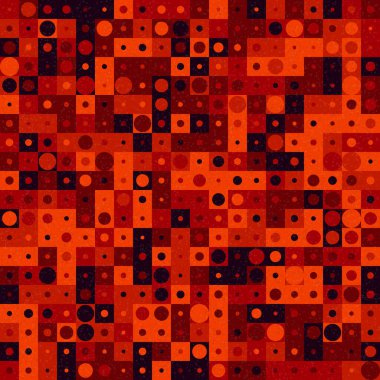 Soyut Geometrik Desen üretken hesaplama sanatı çizimi